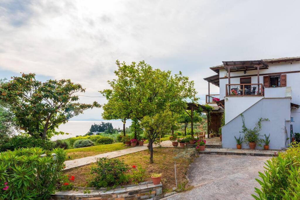 Seaside House With View Over Pagasitikos Áfissos Exterior foto